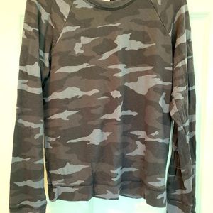 Gray camo Athleta girl sweatshirt